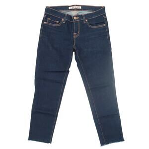 J Brand Style 934 Skinny Ankle Cut Off Capri Jeans in Blue Ink Size 26 NWOT $189